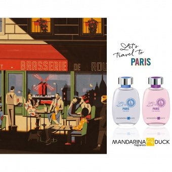 Mandarina Duck Let`s Travel To Paris For Woman